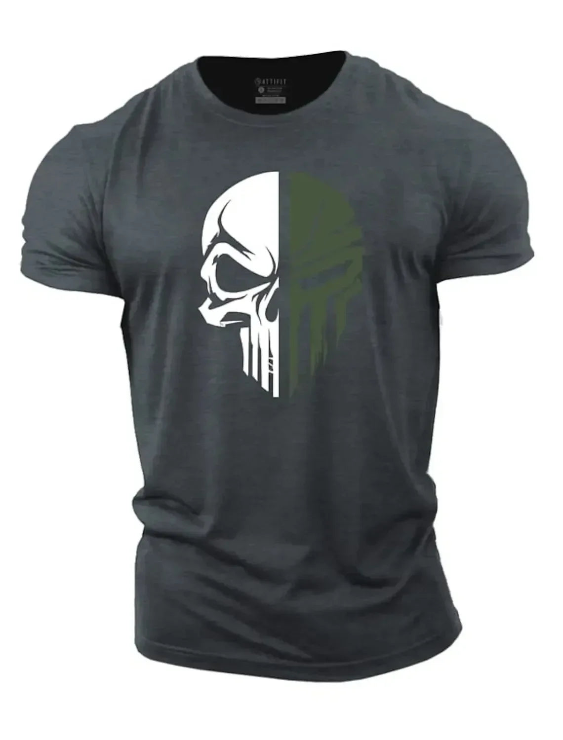 TacticalEdge Military Skull Print Performance T-Shirt