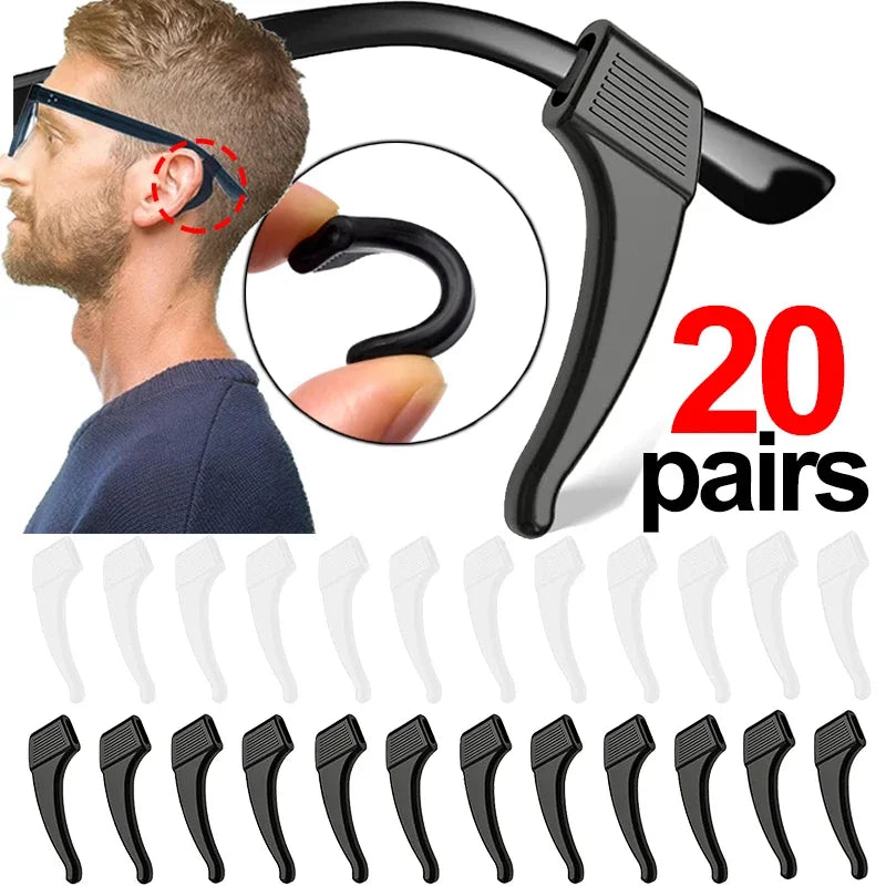 GripTip Silicone Anti-Slip Glasses Ear Hook Set