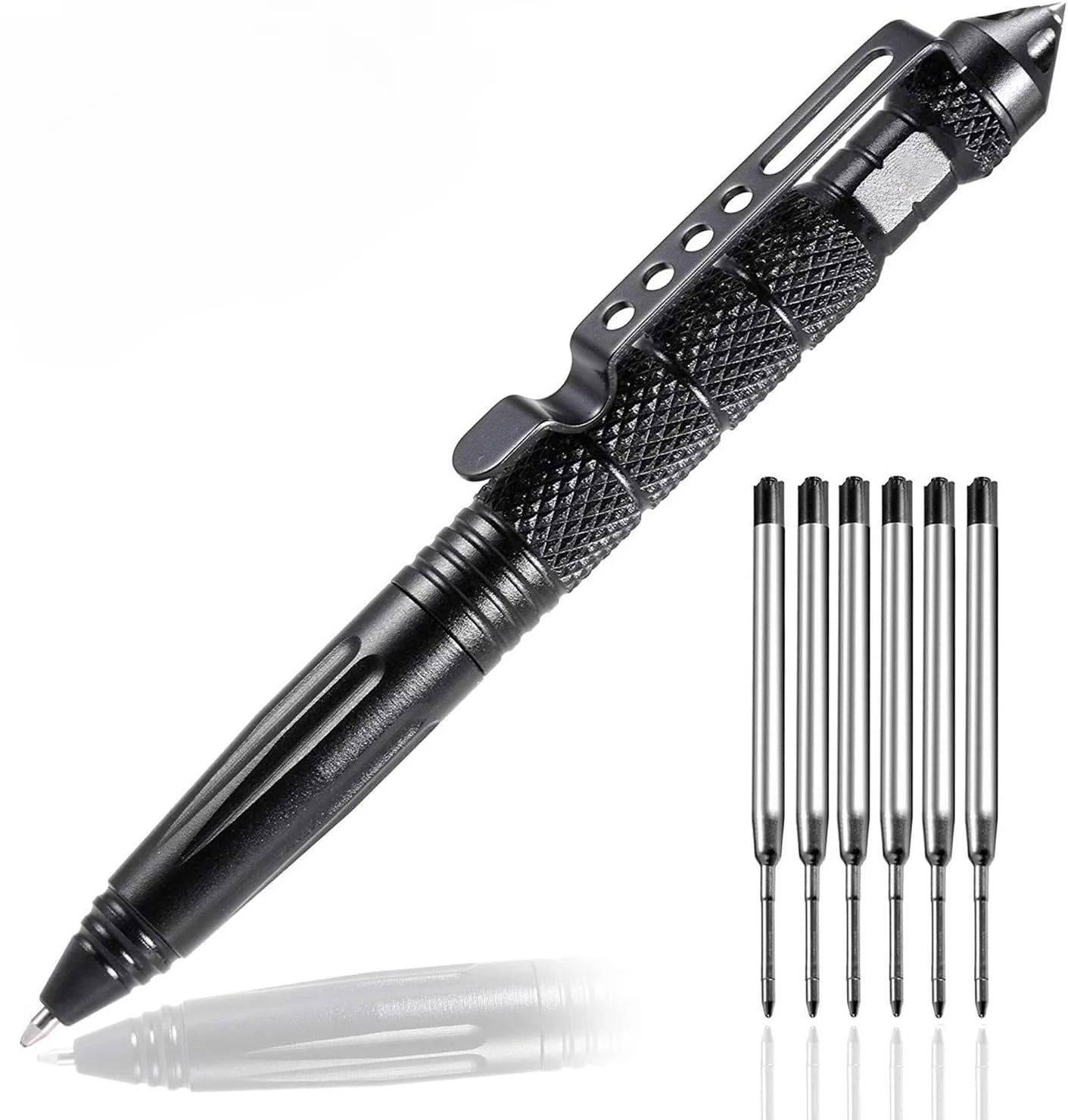 StrikePoint Military Tactical Pen — Tungsten Steel Glass Breaker