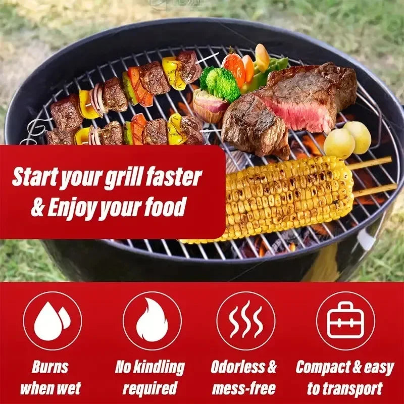 NaturalSpark Wax Wood Fire Starters - 30-Pack