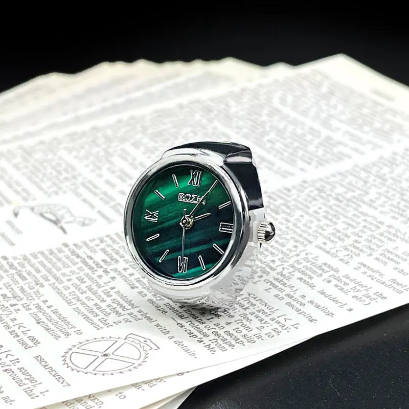 RingWatch Vintage Alloy Quartz Finger Ring Watch