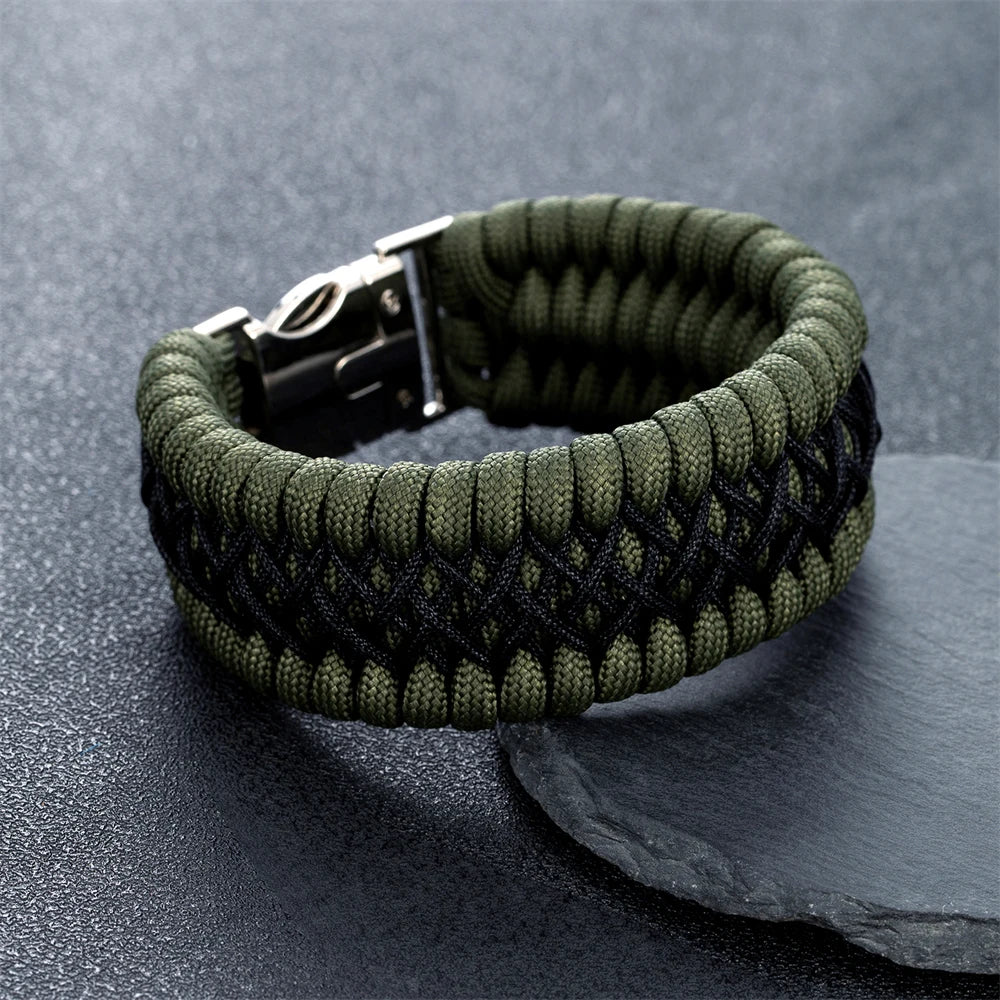 VaultWeave Paracord Survival Bracelet — 550lb