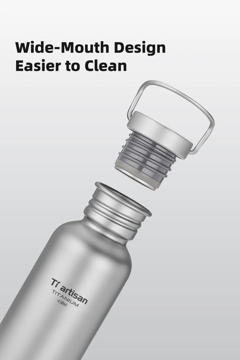 TitanHydro Ultralight Titanium Water Bottle