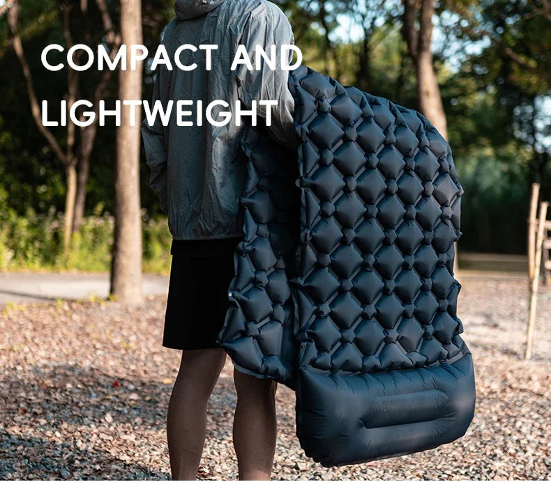 TrailRest Inflatable Camping Pad with Pillow