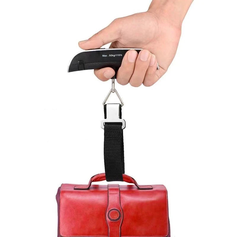 LuggageScale 110lb Digital LCD Hanging Travel Scale