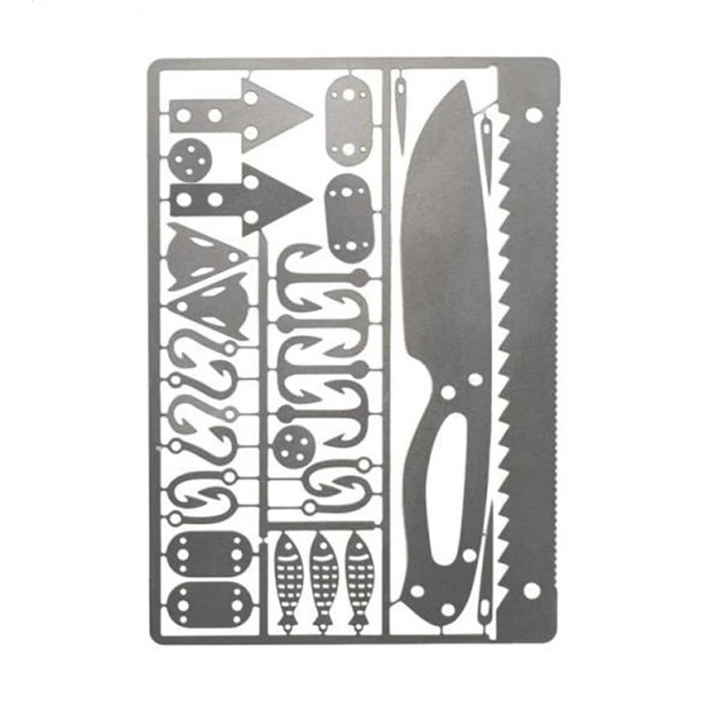 HookCard EDC Fishing Kit — Compact Survival Tool Card