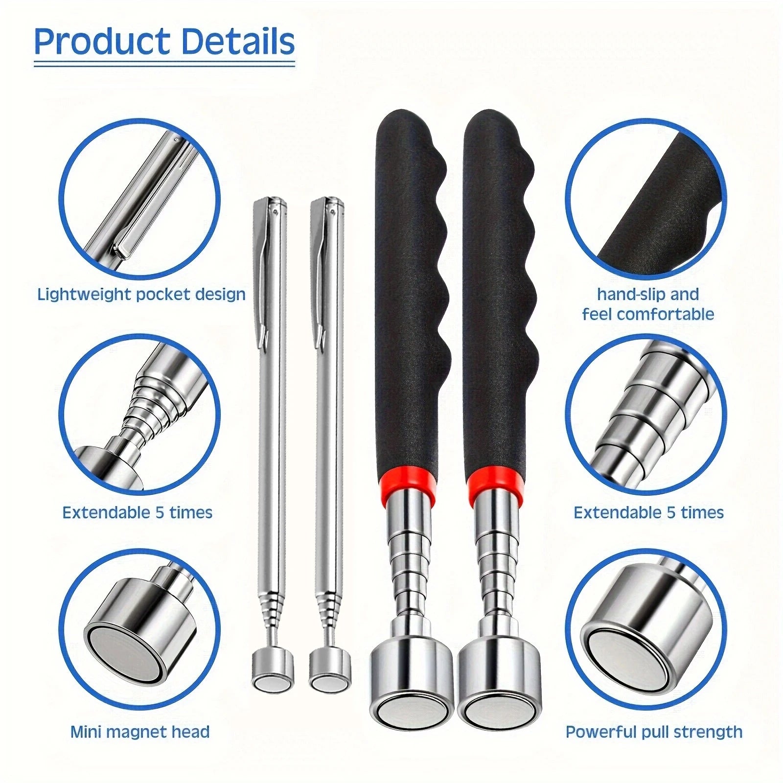 MagReach Telescopic Magnetic Pickup Tool