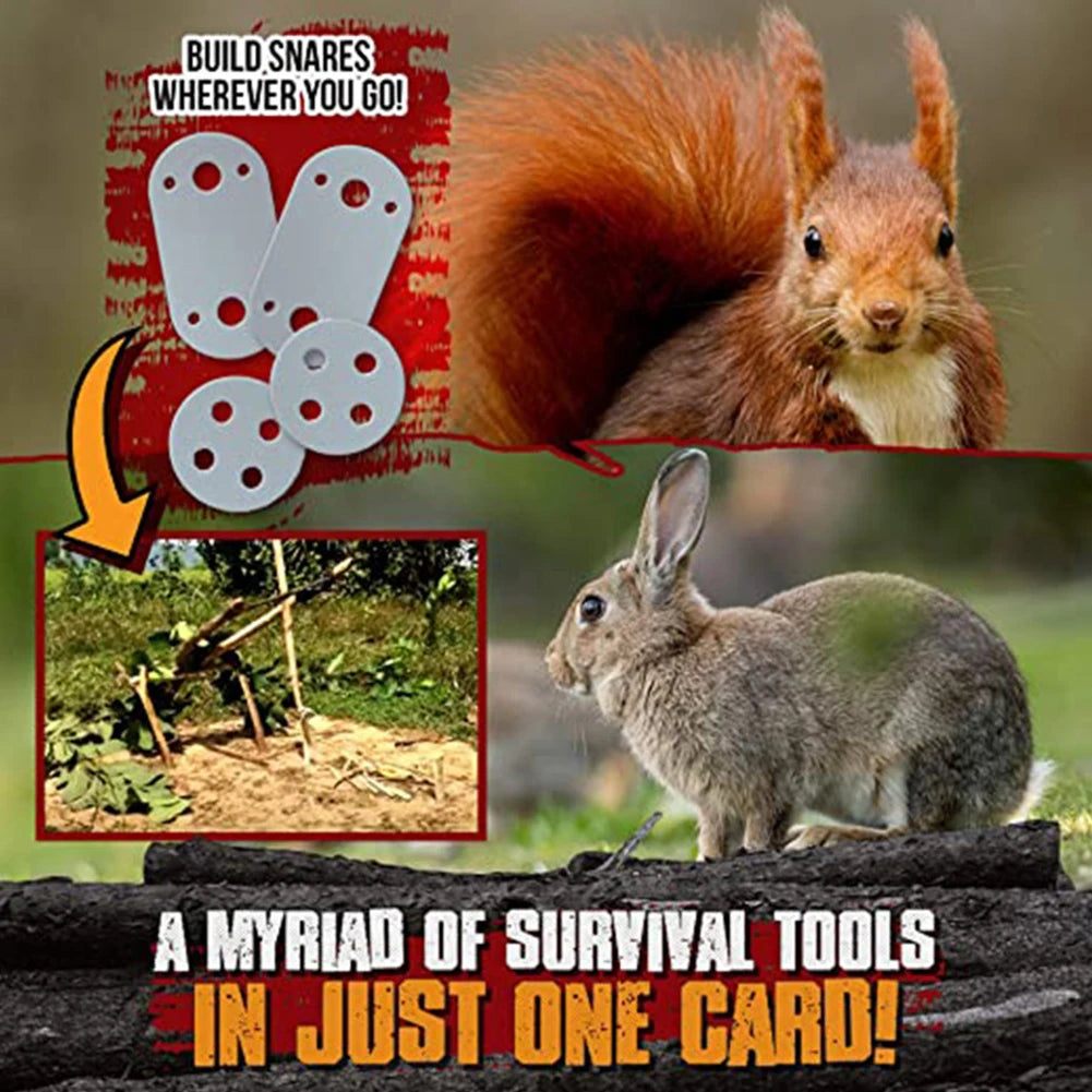 HookCard EDC Fishing Kit — Compact Survival Tool Card