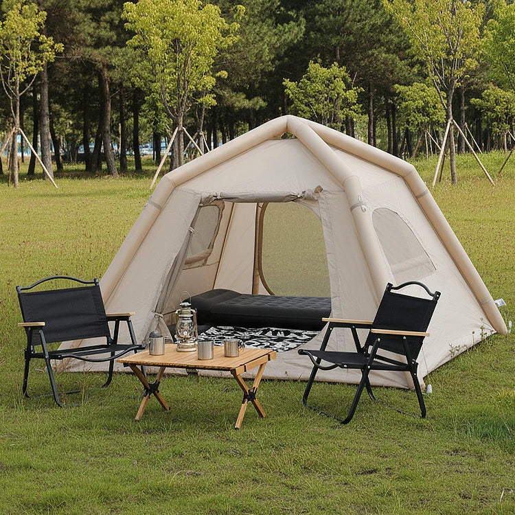 SkyBase Inflatable Camping Tent — 5-8 Person Quick Setup
