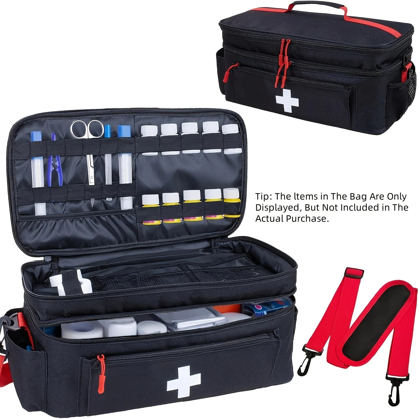 MedVault Pro Portable Emergency Medicine Storage Bag