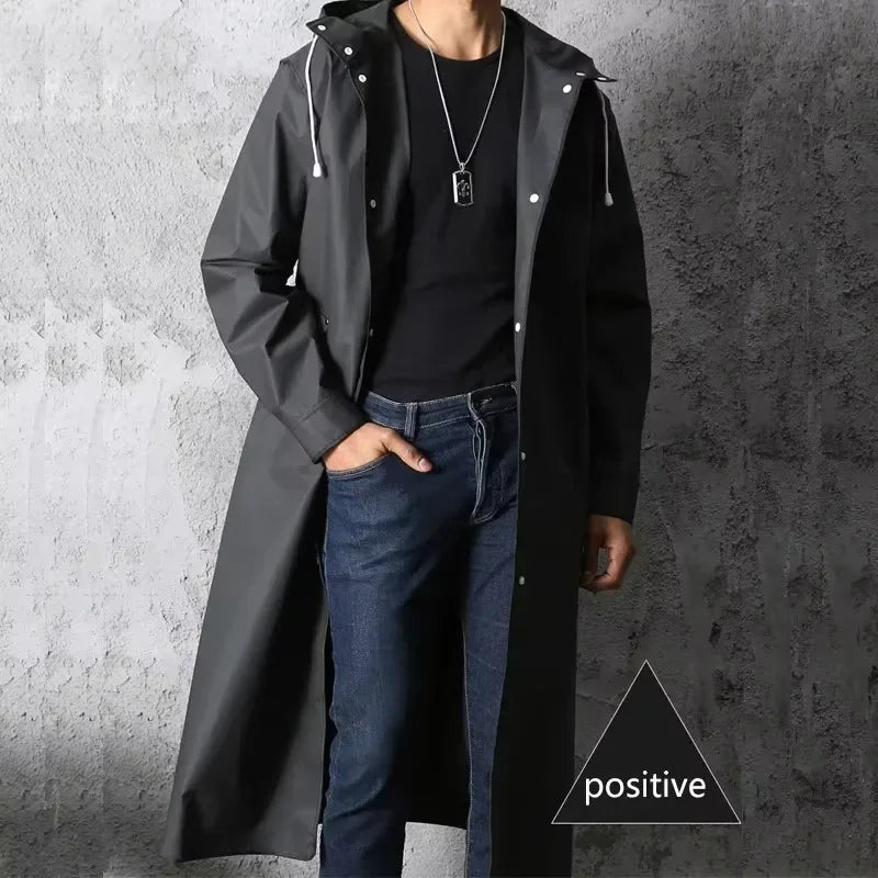 StormShield Waterproof Hooded Outdoor Rain Jacket
