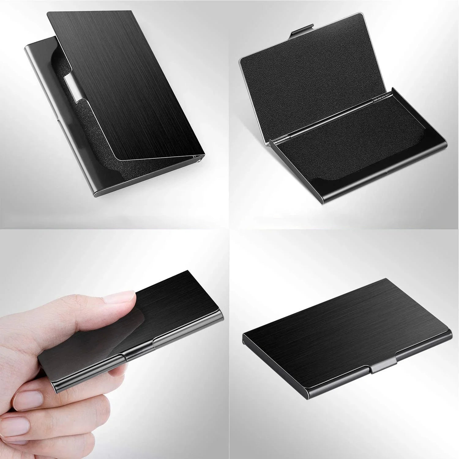 SlimVault Money Clip — Stainless Steel Card + Cash Holder