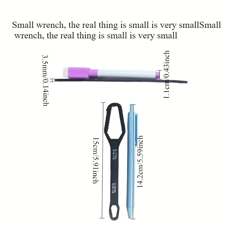 GripWrench Universal Self-Tightening Adjustable Wrench — 3-17mm