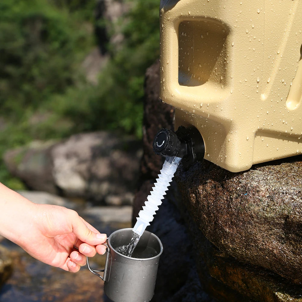 AquaVault Collapsible Camping Water Bucket — 10/12L