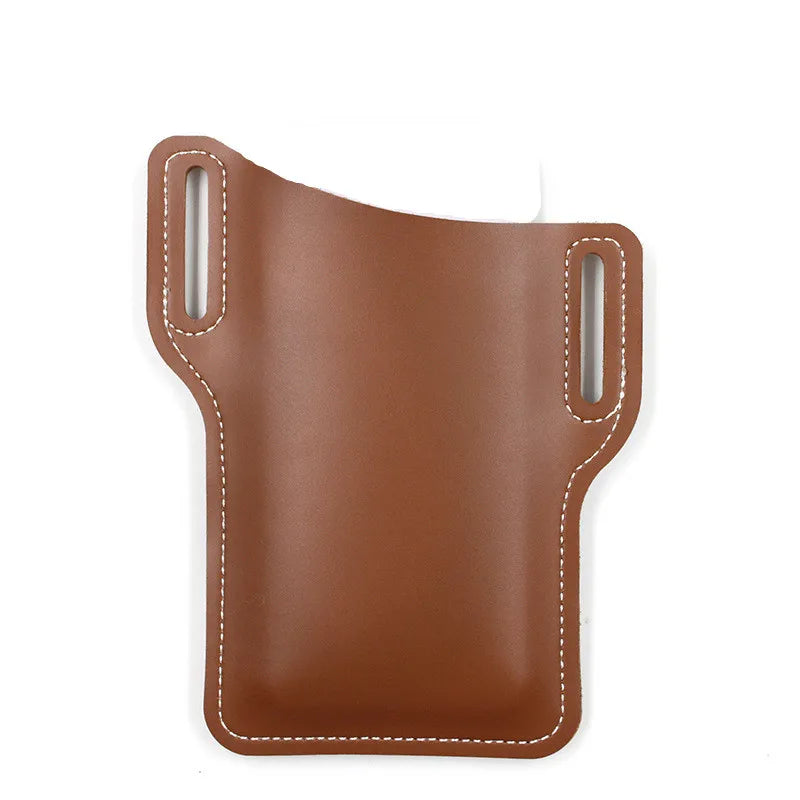 HipVault Leather Cell Phone Belt Holster & Waist Pouch