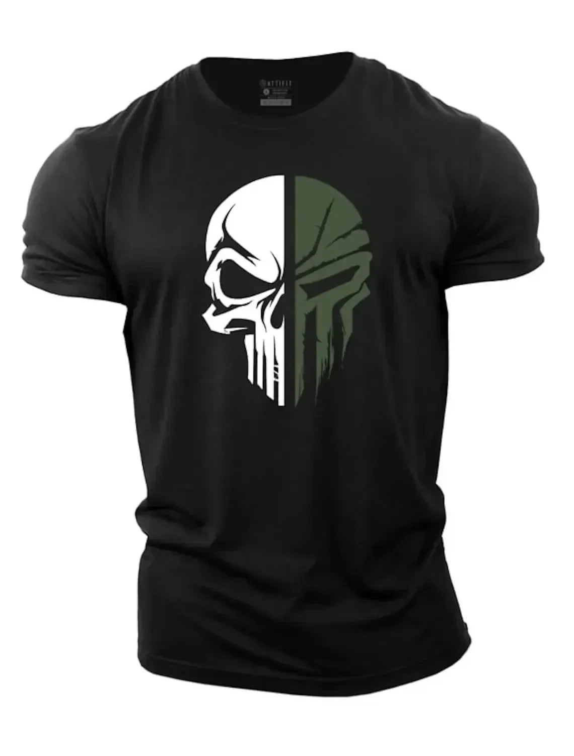 TacticalEdge Military Skull Print Performance T-Shirt
