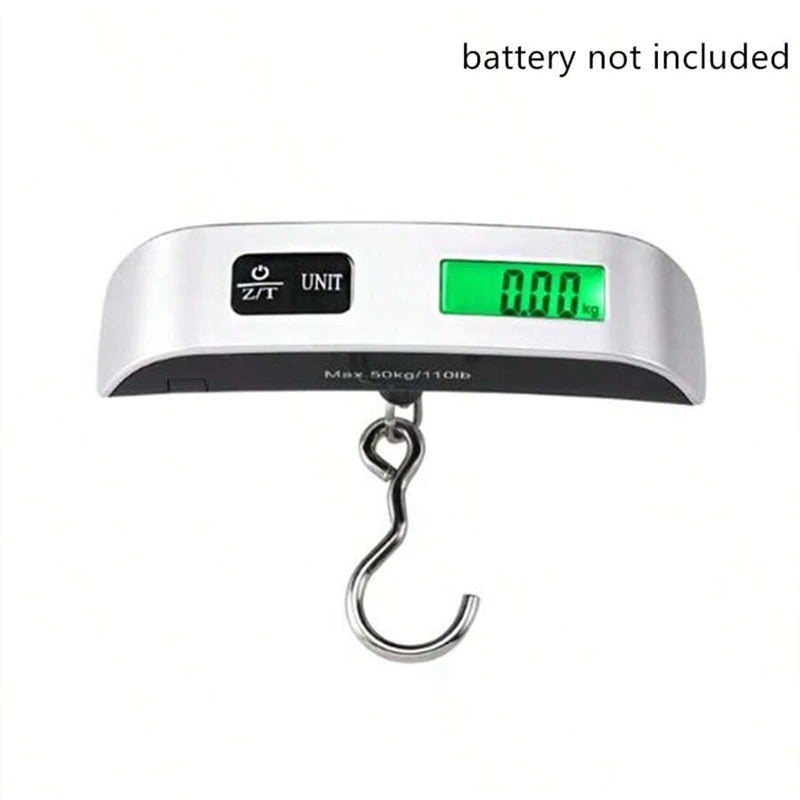LuggageScale 110lb Digital LCD Hanging Travel Scale