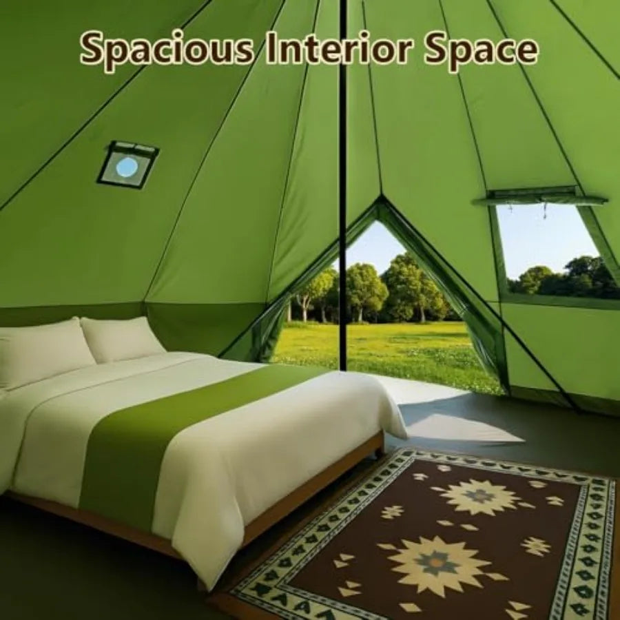 BellBase Bell Yurt Hot Tent with Stove Jack — 4 Season