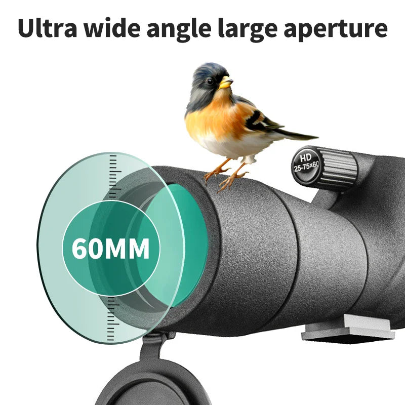 OpticVault 25-75x60 Waterproof Spotting Scope