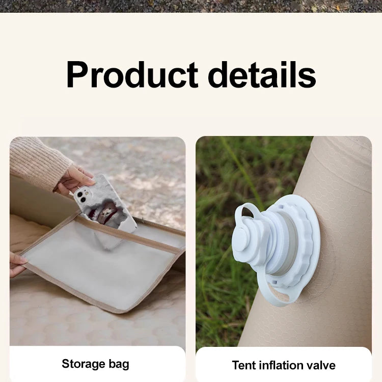 SkyBase Inflatable Camping Tent — 5-8 Person Quick Setup