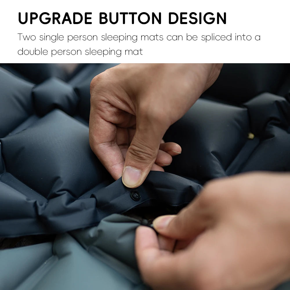 TrailRest Inflatable Camping Pad with Pillow