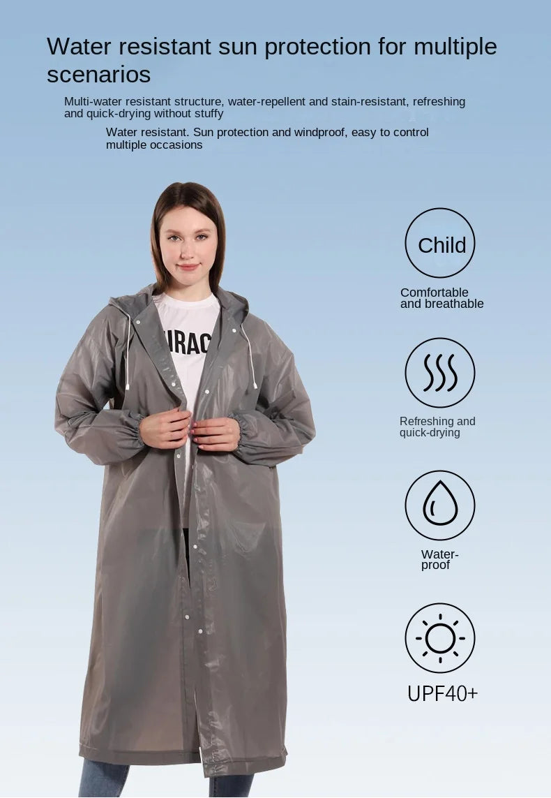 StormLayer EVA Waterproof Unisex Rain Poncho