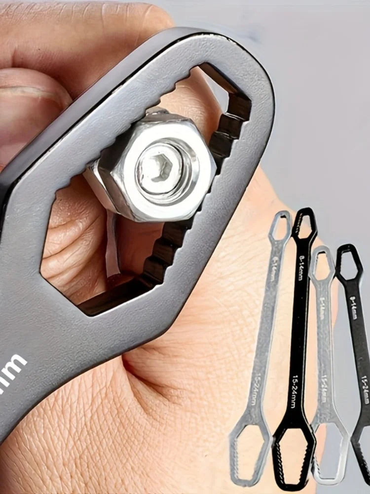 GripWrench Universal Self-Tightening Adjustable Wrench — 3-17mm