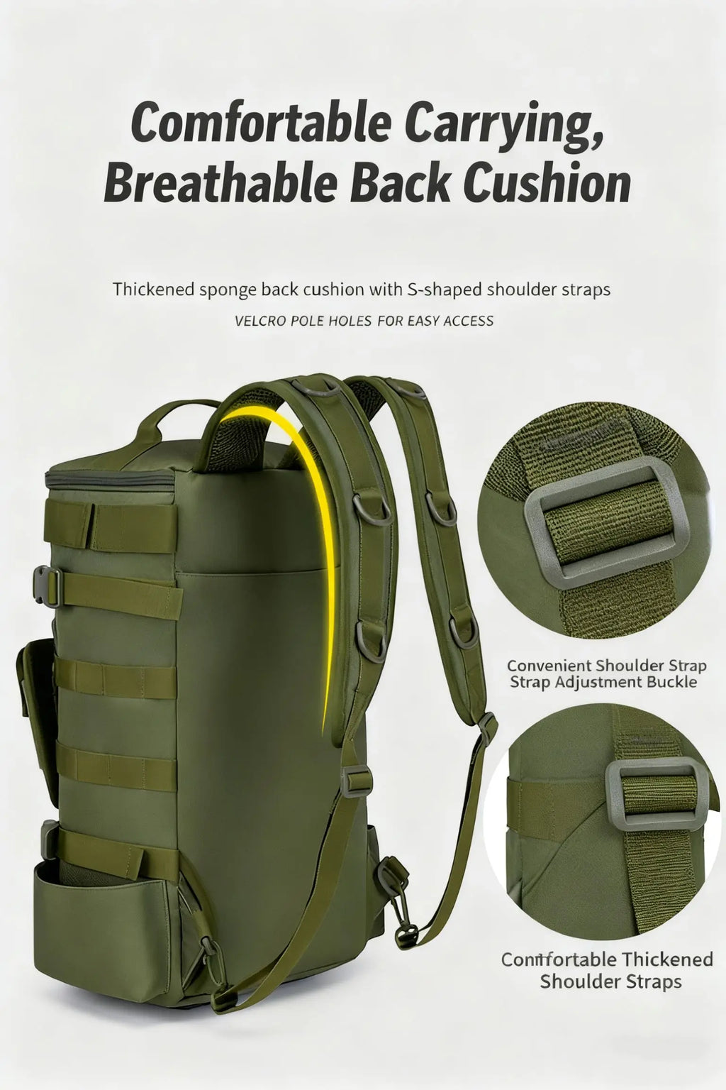 CastPack Tactical Fishing Backpack with Rod Holders