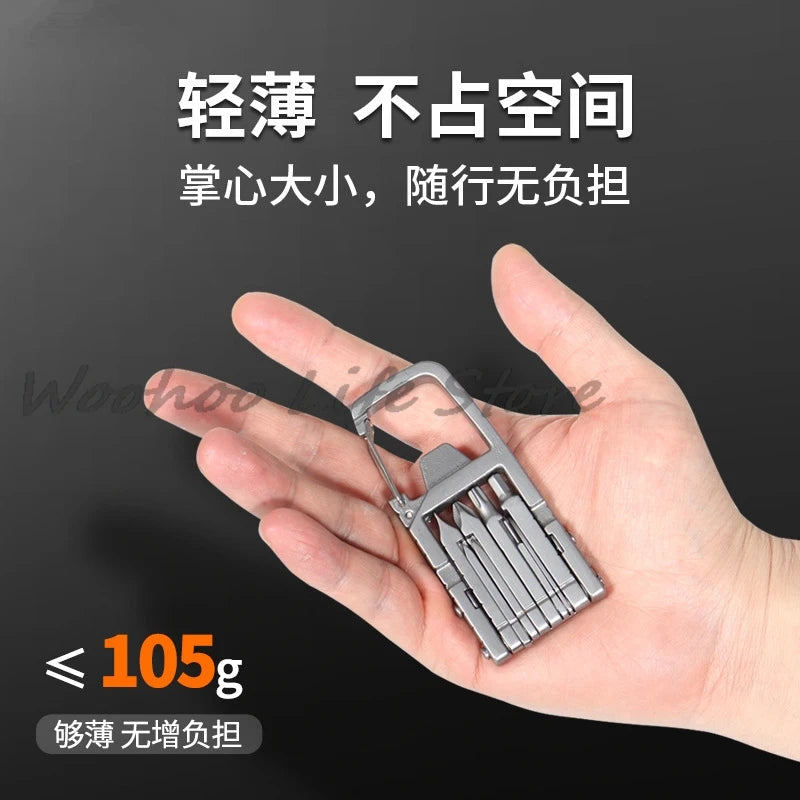 ClipForce Carabiner Multi-Tool — 9-in-1