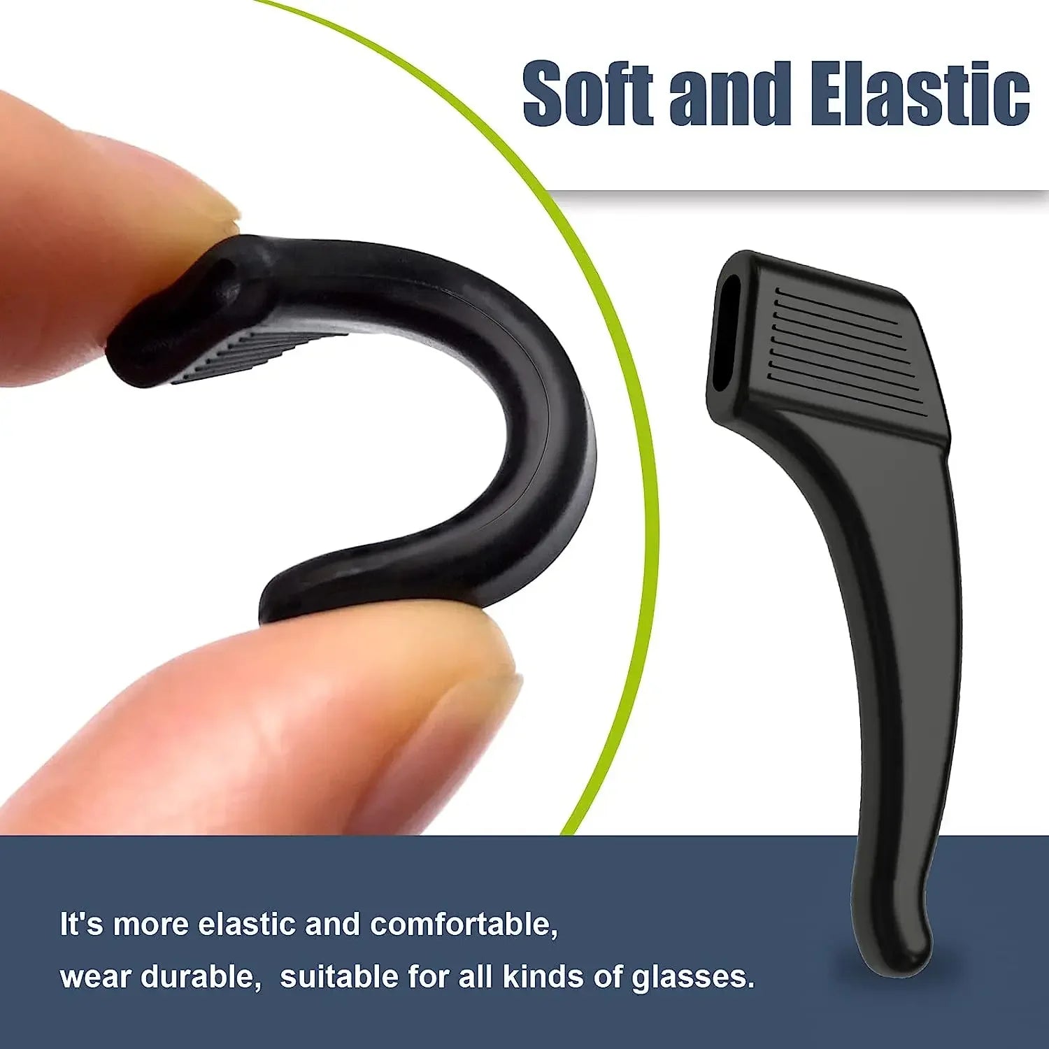 GripTip Silicone Anti-Slip Glasses Ear Hook Set