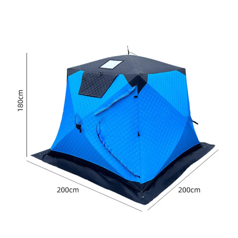 IceBreak Winter Fishing Tent — 3-4 Person Insulated