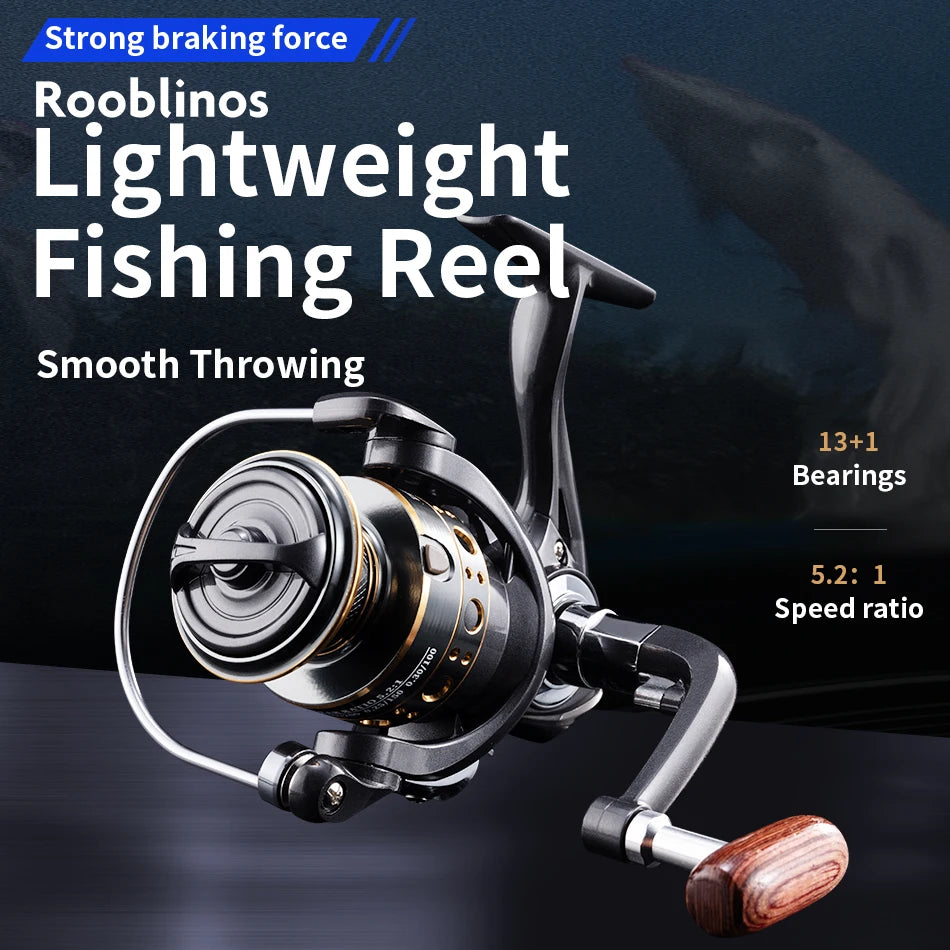 SpinForce BK Spinning Fishing Reel — Saltwater/Freshwater