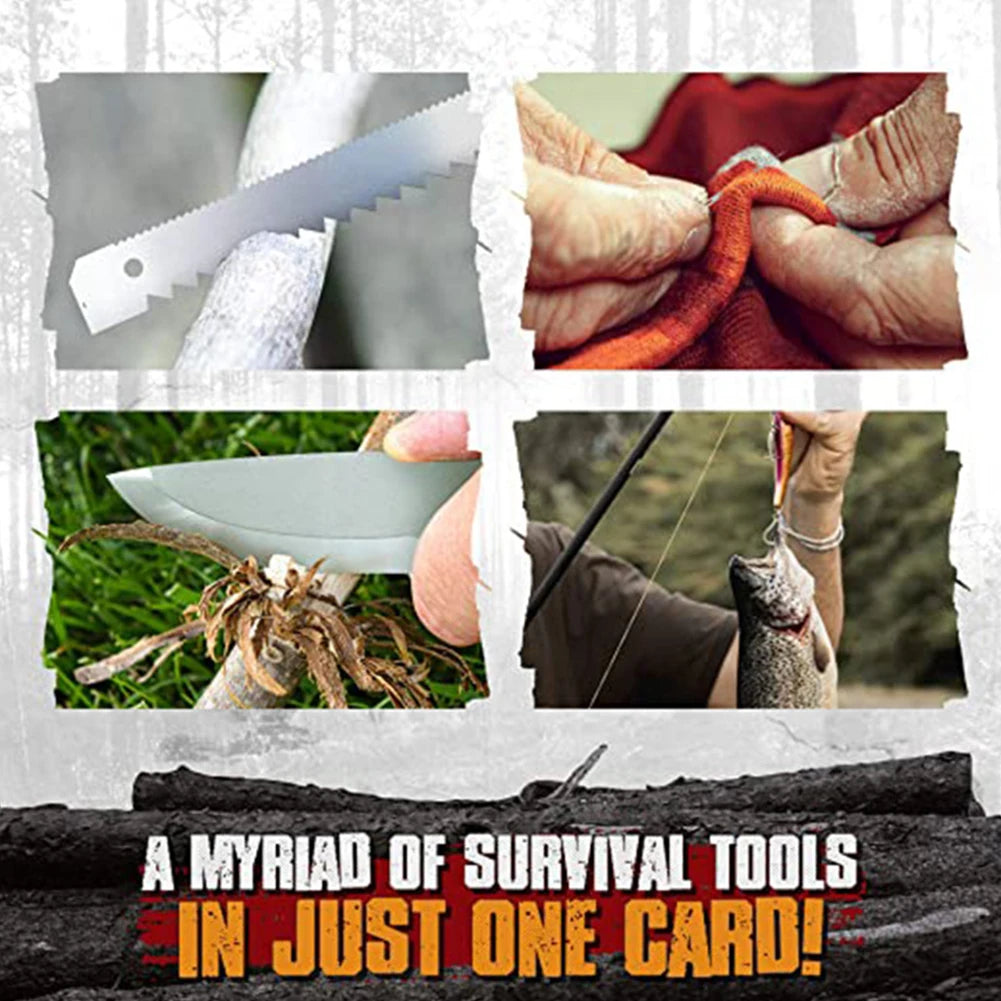 HookCard EDC Fishing Kit — Compact Survival Tool Card