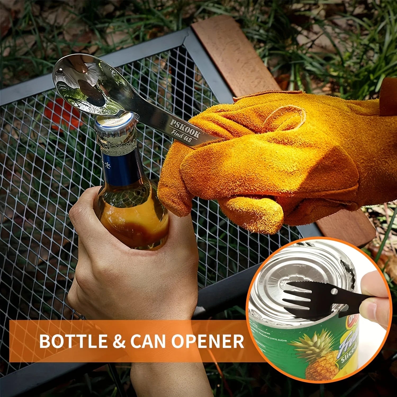 FieldKit 5-in-1 Camping Survival Utensil Set