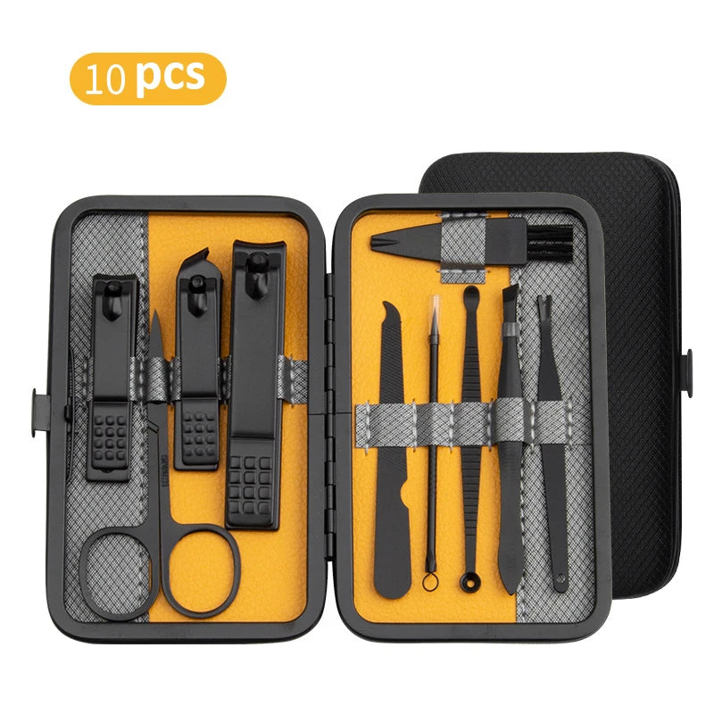 PrecisionKit Pro Manicure & Pedicure Set — Stainless Steel