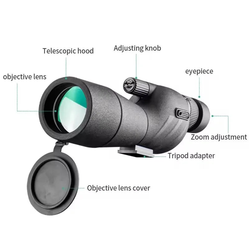 OpticVault 25-75x60 Waterproof Spotting Scope