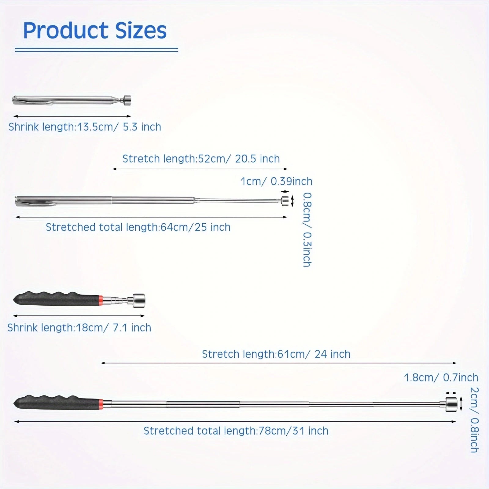 MagReach Telescopic Magnetic Pickup Tool