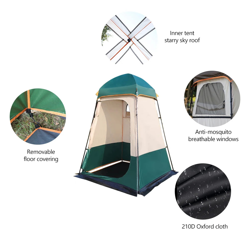 PrivacyShell Portable Outdoor Privacy Shower Tent