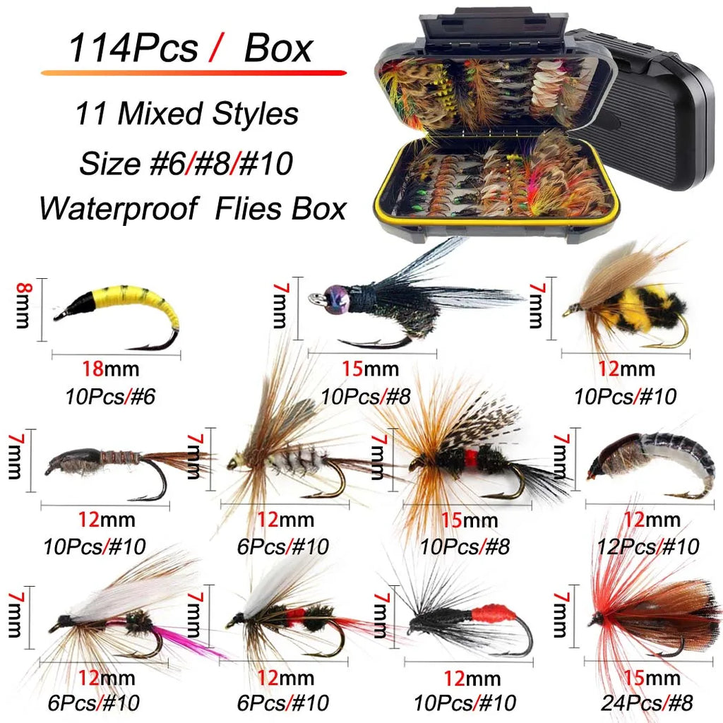FlyVault Dry/Wet Fly Fishing Assortment Kit