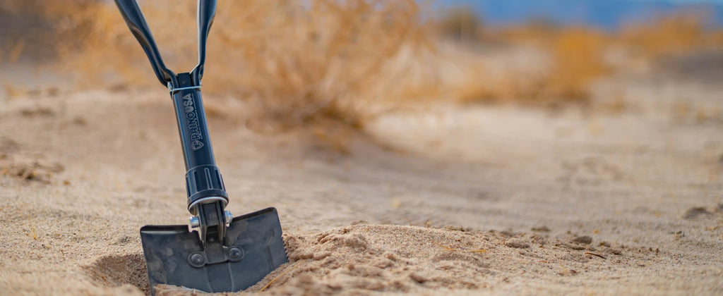 StrikeShovel Folding Survival Shovel with Pick - Manganese Steel