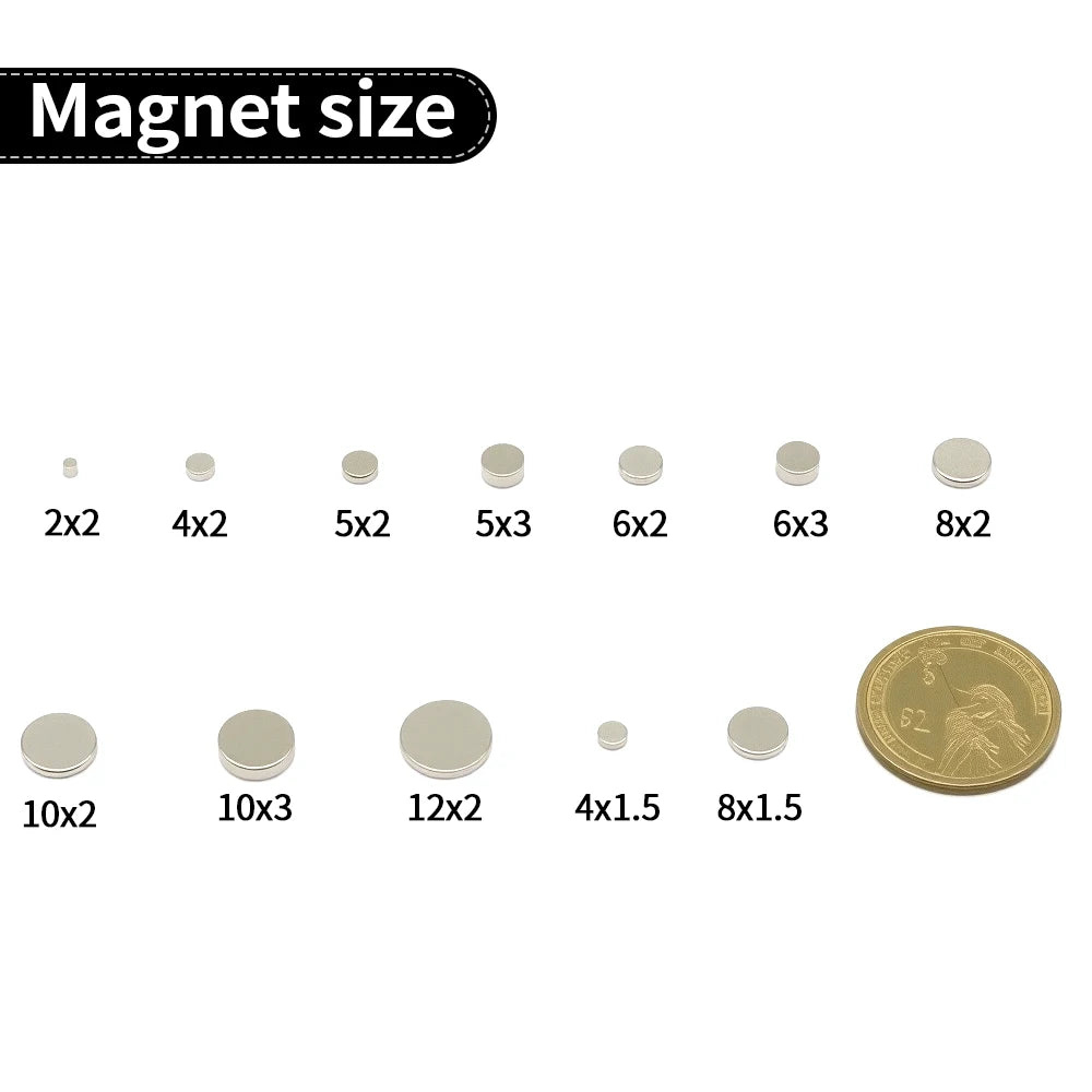 PowerMag Neodymium Magnet Set — N35 Heavy Duty