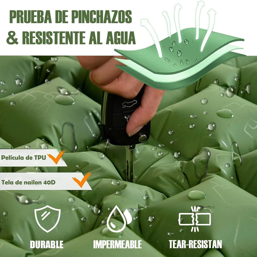 DualRest Ultrawide Inflatable Camping Sleeping Pad
