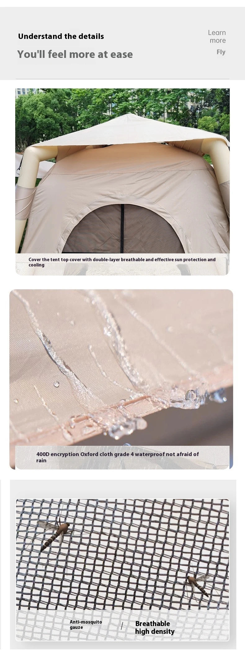 AirDome Large Inflatable Camping Air Tent — 4-5 Person