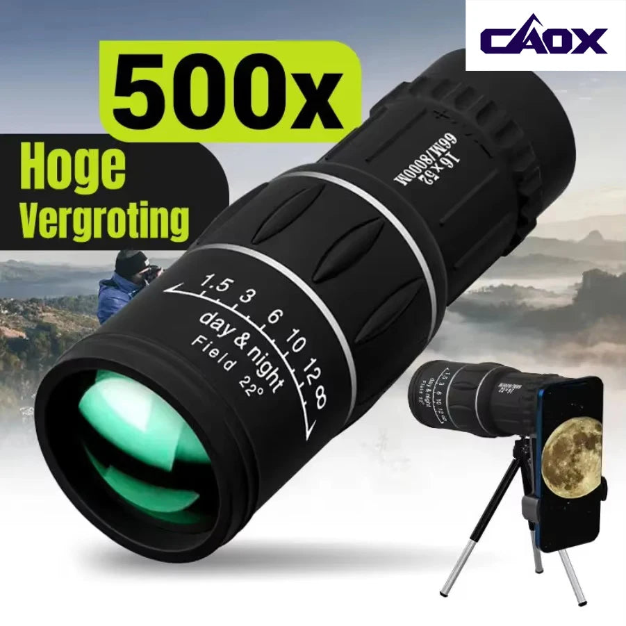 OpticVault 16x52 High-Power Dual Focus Monocular
