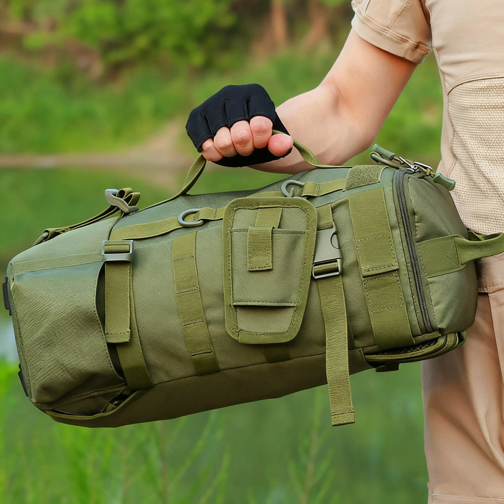 CastPack Tactical Fishing Backpack with Rod Holders