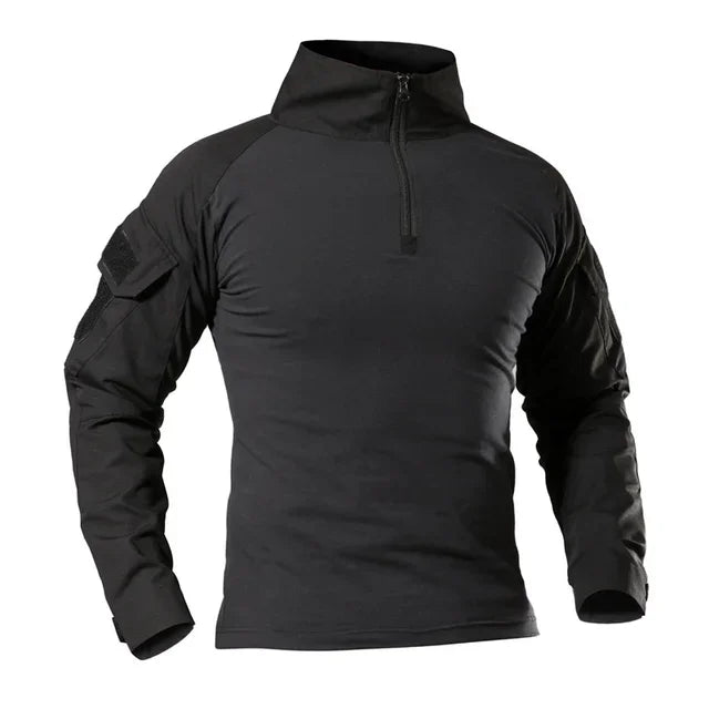 TactTee Outdoor Tactical Hiking Shirt — Military Camo
