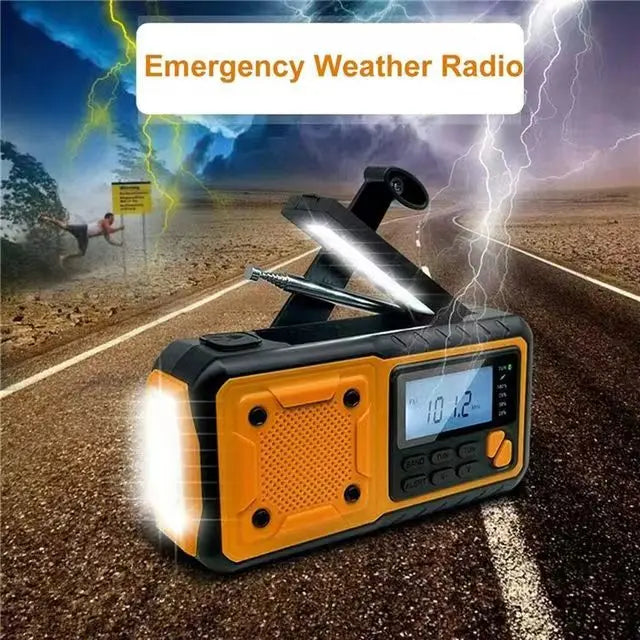 GridSignal NOAA Hand-Crank Emergency Radio