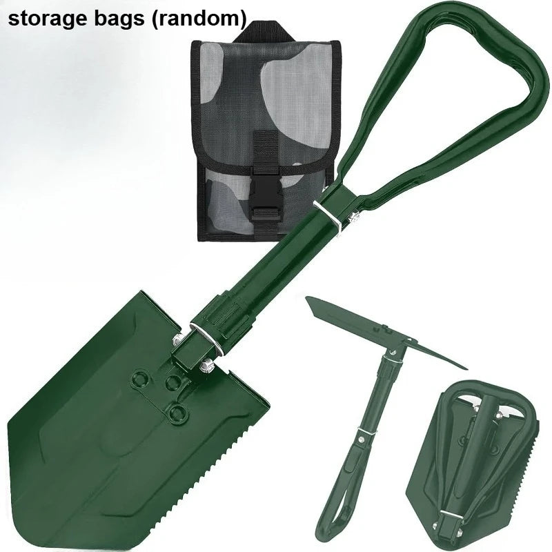 StrikeShovel Folding Survival Shovel with Pick - Manganese Steel