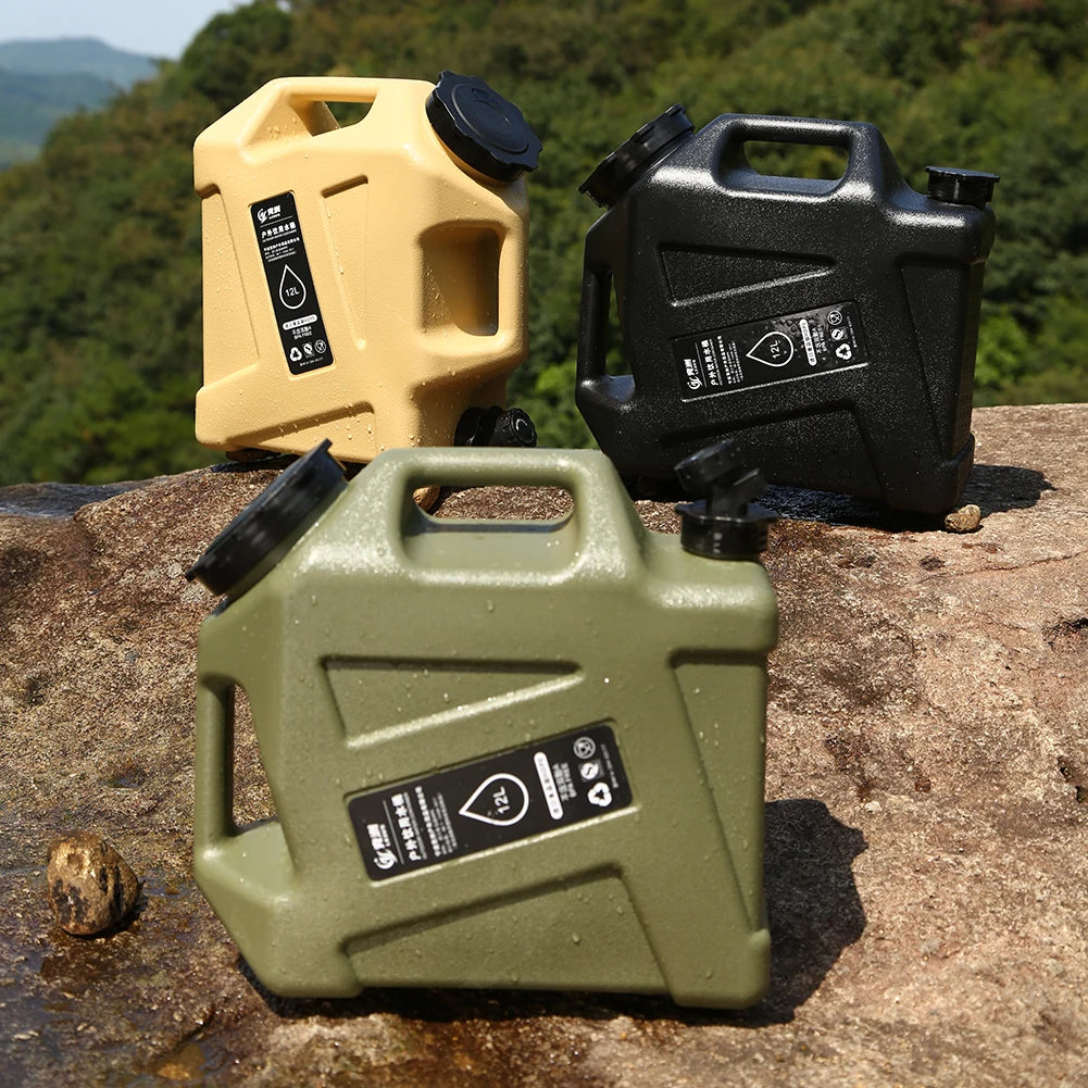 AquaVault Collapsible Camping Water Bucket — 10/12L
