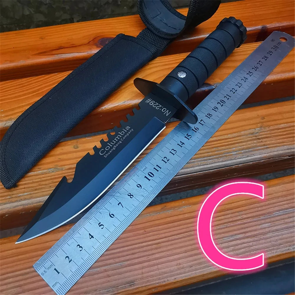 TrailBlade 420HC Fixed Blade Camping Knife with Sheath